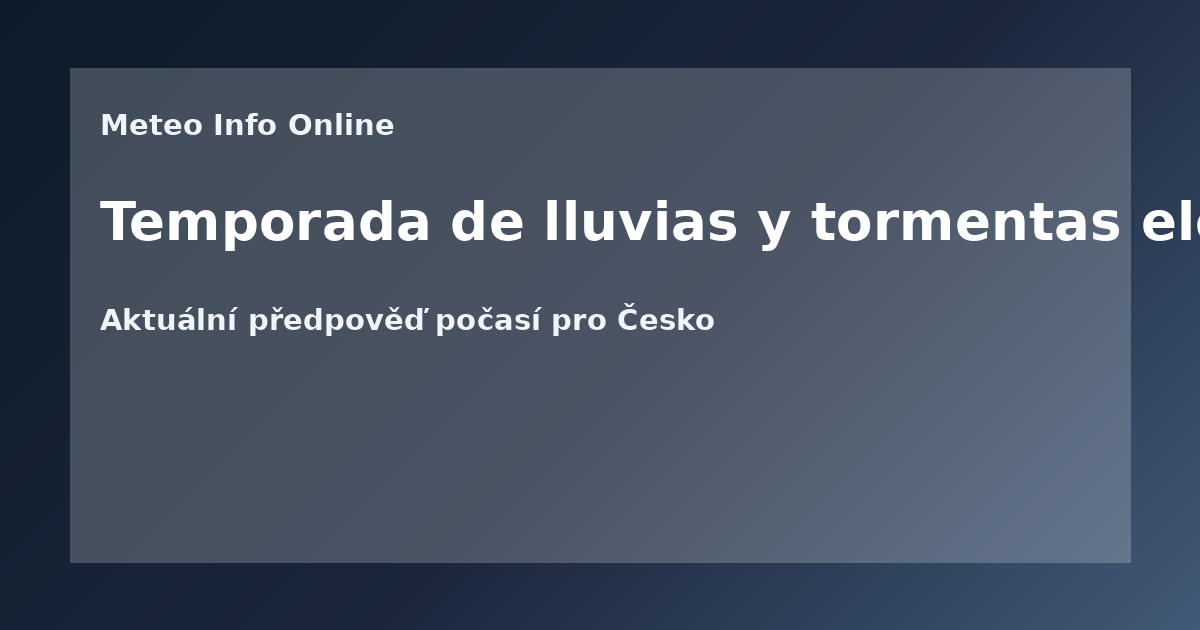 Temporada de lluvias y tormentas eléctricas en Paraguay